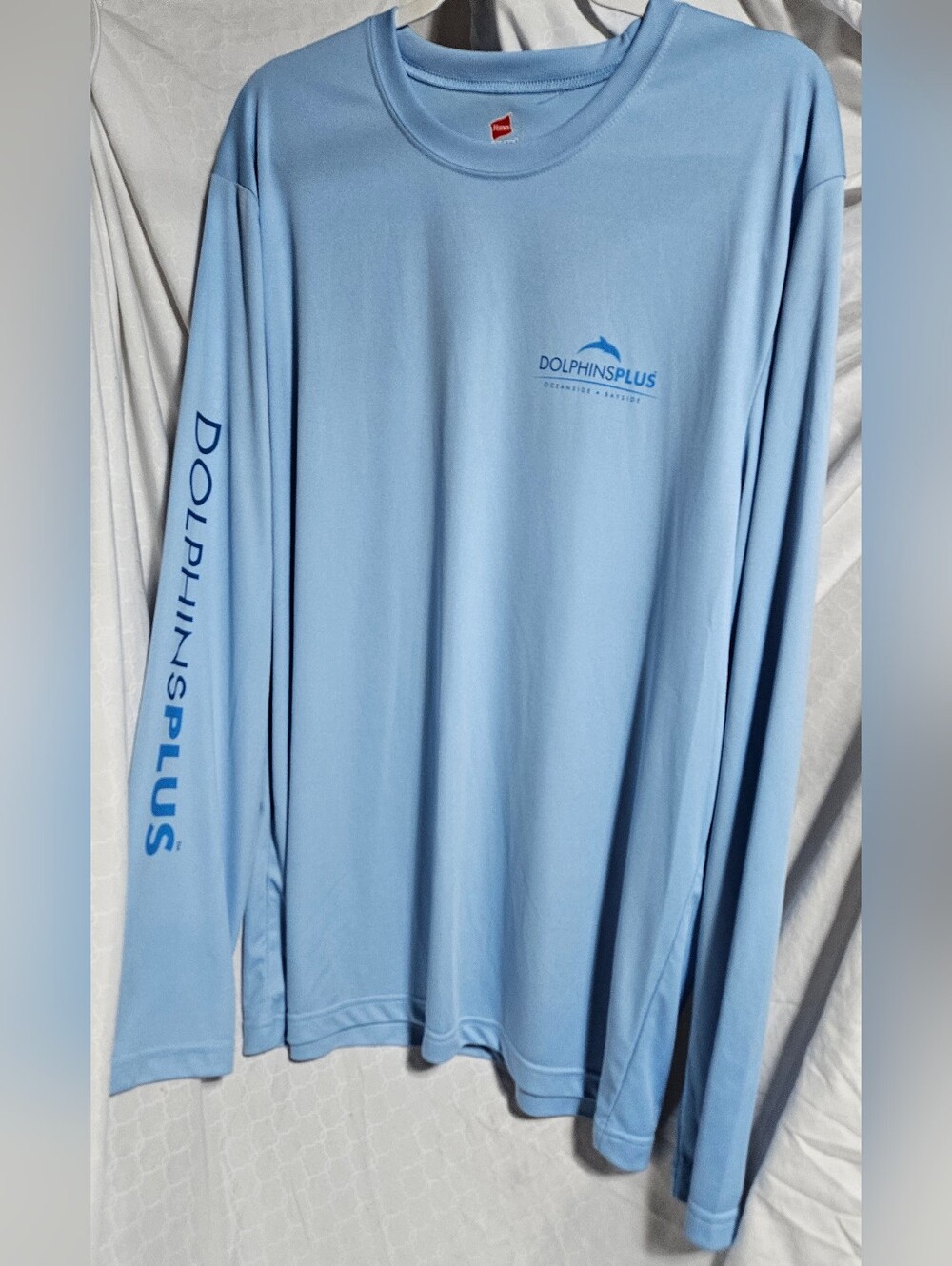 Cool-dri Dolphin Graphics Long Sleeve Surf Beach Shirt 40" C × 30" L (Mbw)